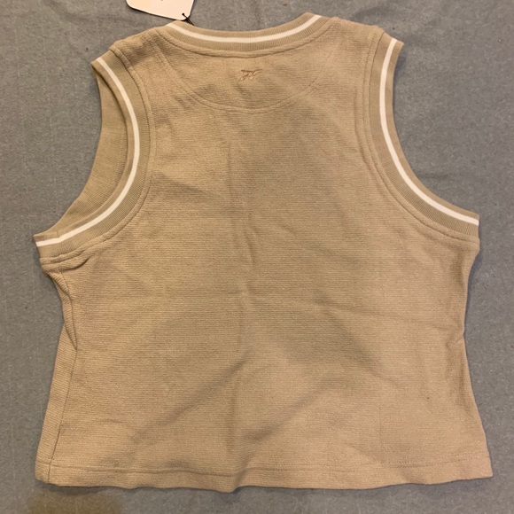 Unisex Pullover Beige Top Flite Golf Vest - Picture 3 of 3